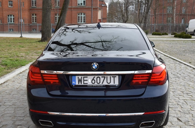 BMW Seria 7 cena 74500 przebieg: 271000, rok produkcji 2014 z Olsztyn małe 562